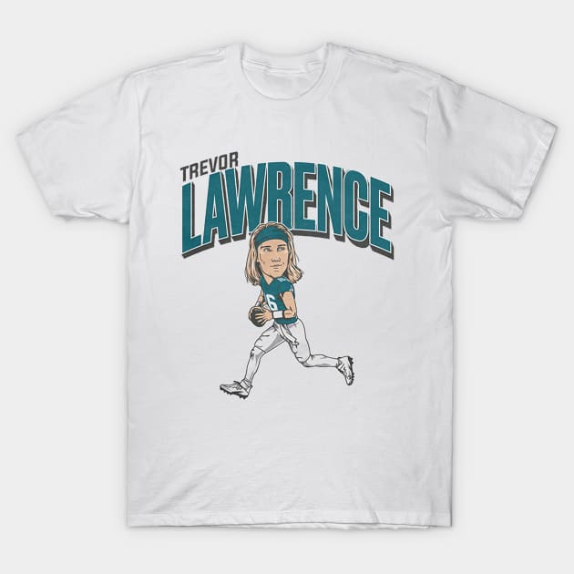 Trevor Lawrence Caricature T-Shirt by Chunta_Design